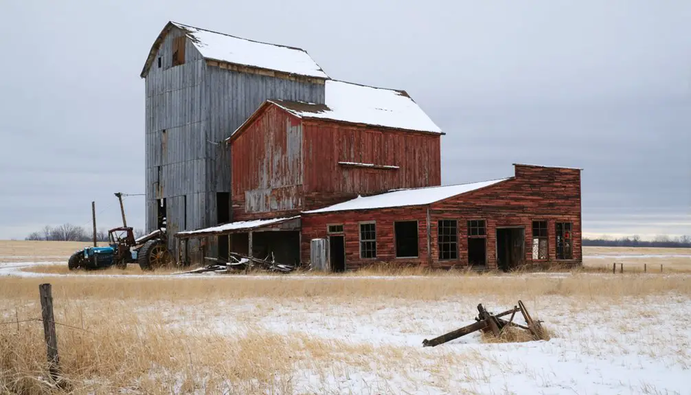 ghost towns reveal agricultural decline