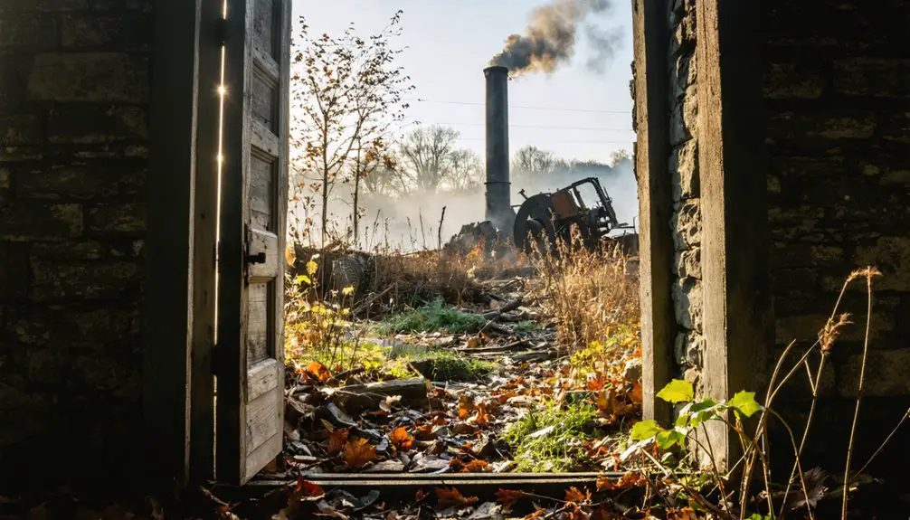 haunting remnants of disaster