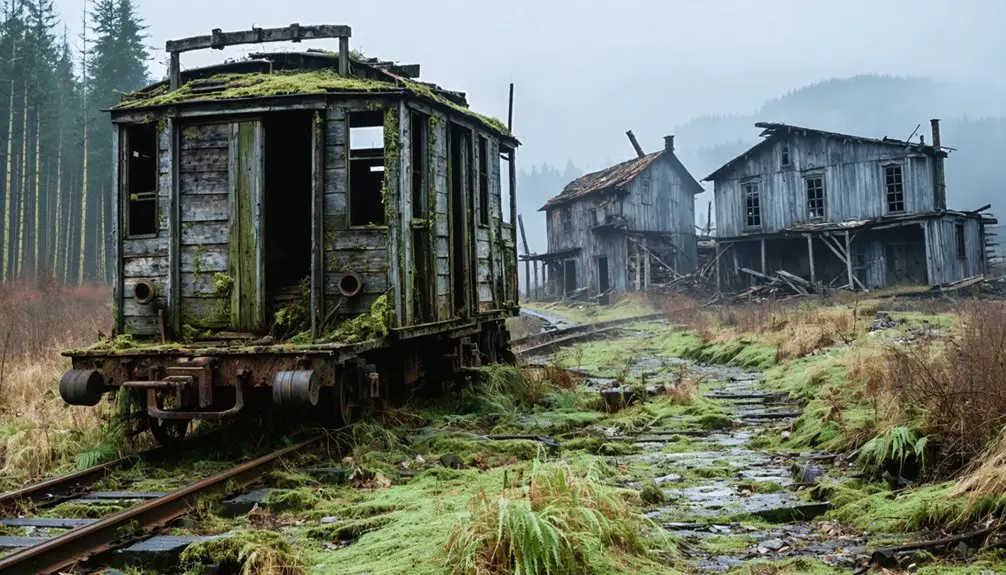 historic abandoned mining village