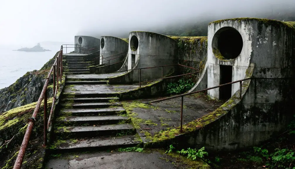 historic coastal artillery fortifications