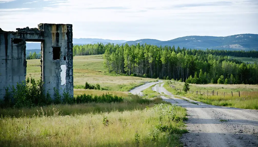 historic mining ghost town