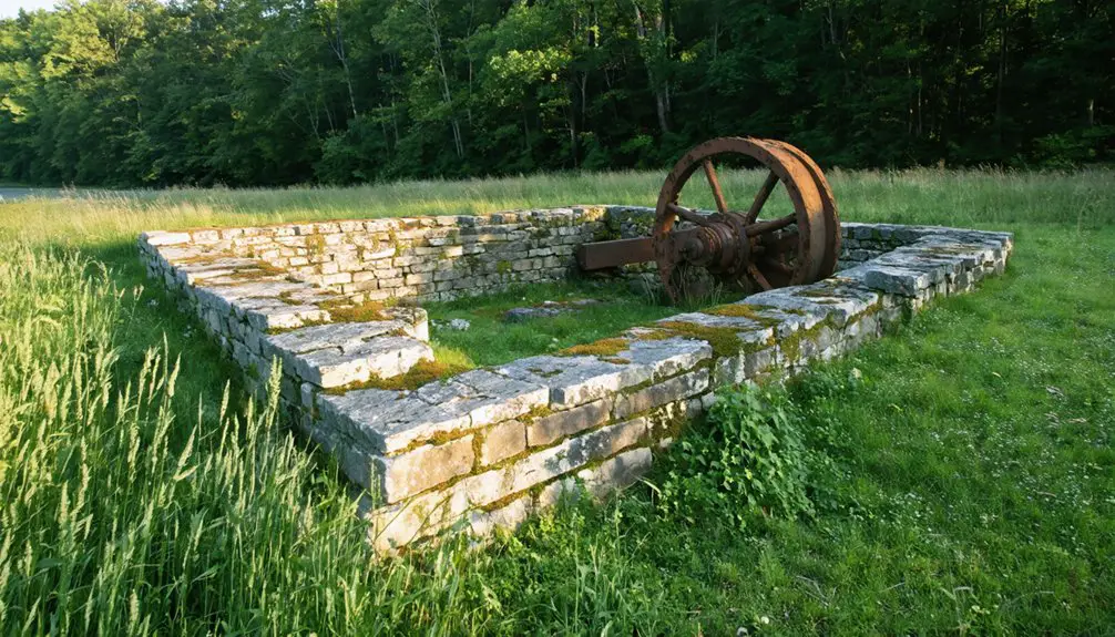 industrial ruins and remnants