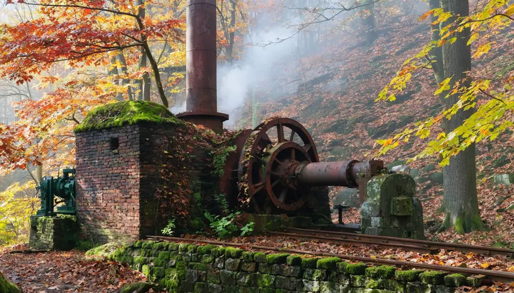 industrial ruins embrace nature