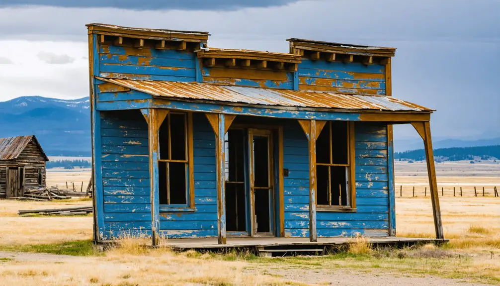 mining camp architectural remnants