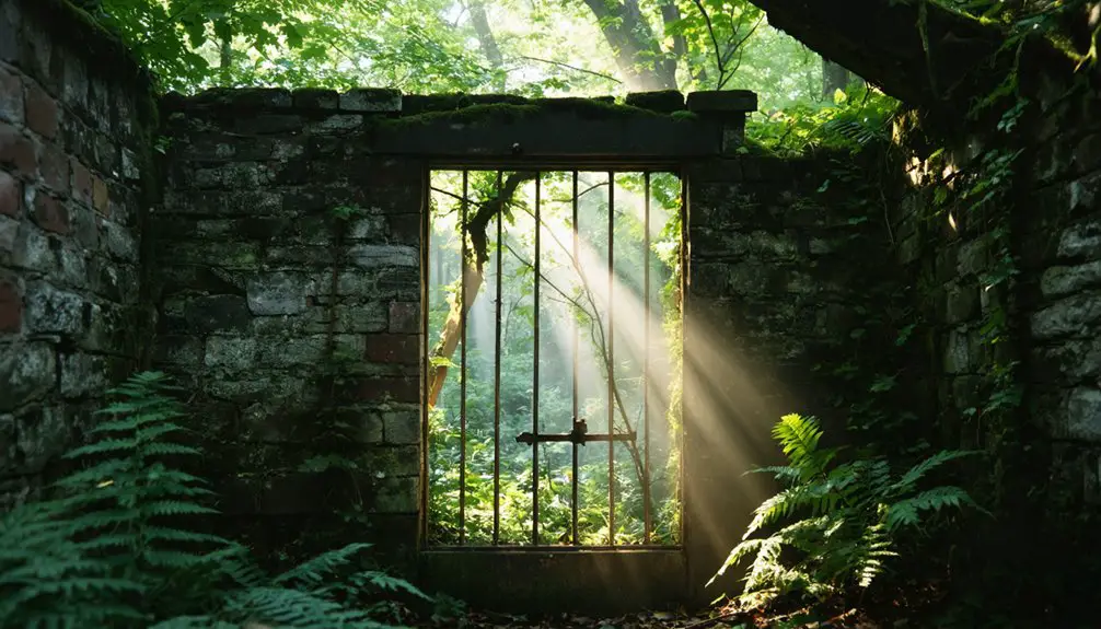 nature overtakes abandoned daniels