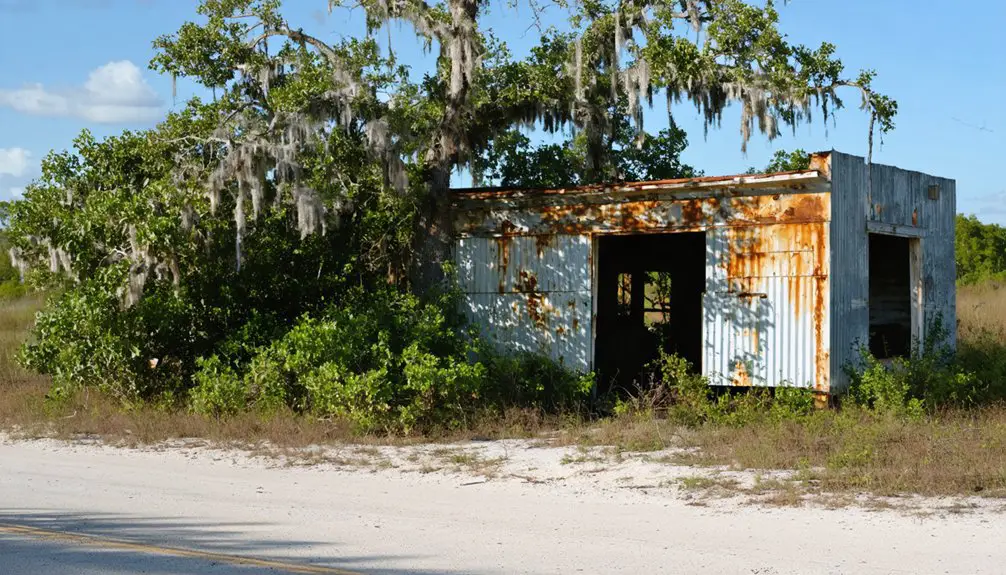 nature reclaiming ghost town
