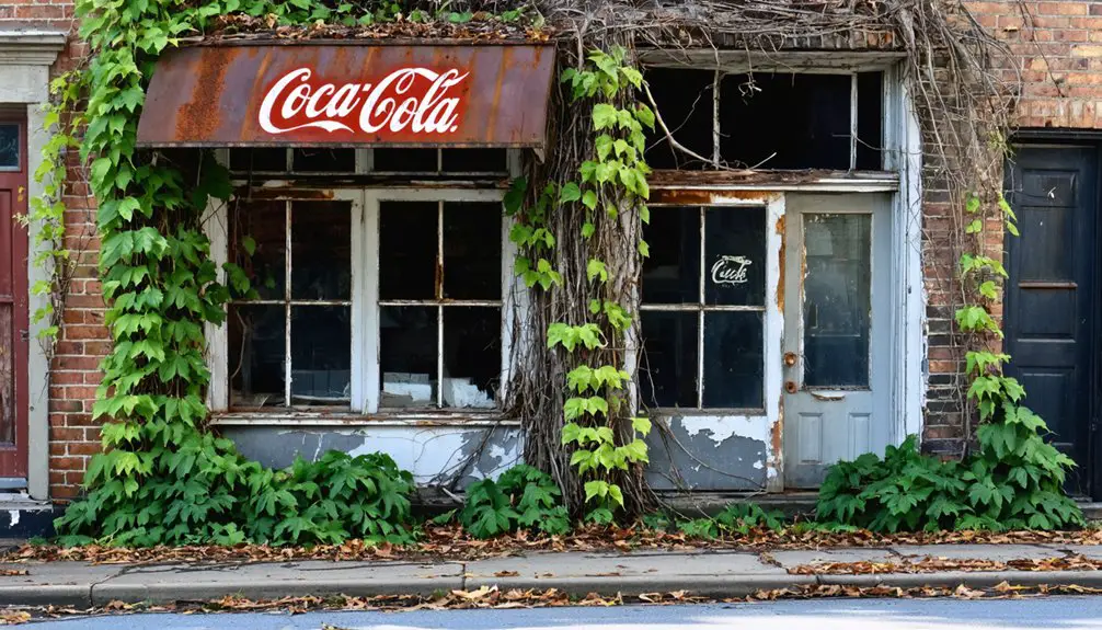 nature reclaiming urban remnants