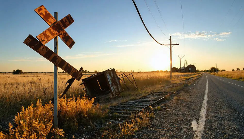 railroad decline highway rise