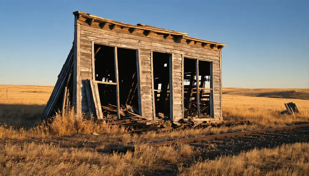 railroad town decline documented
