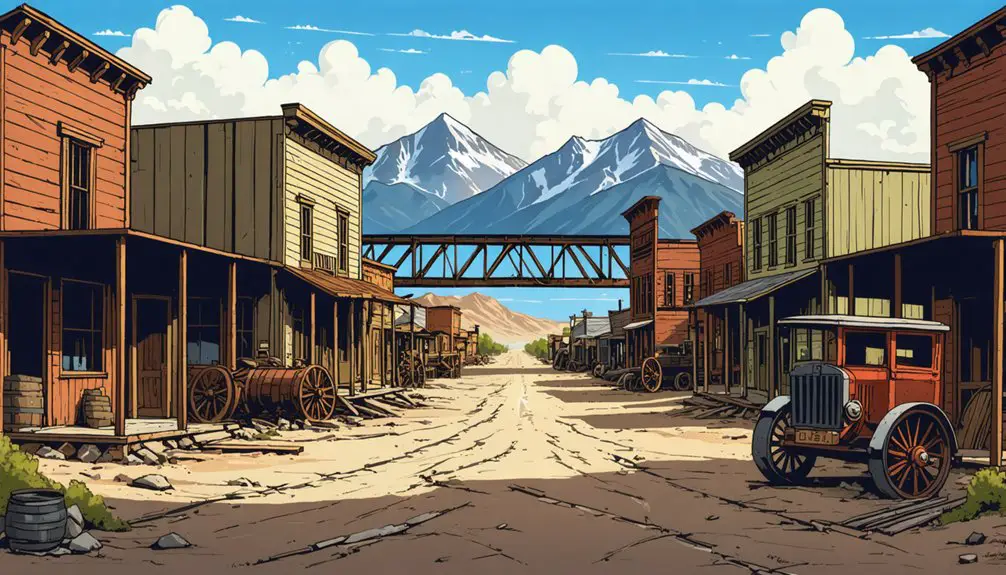 railroad transforms mining town