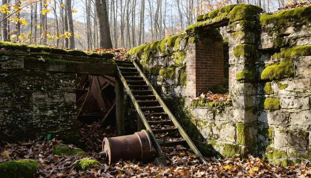ruins reclaimed by nature