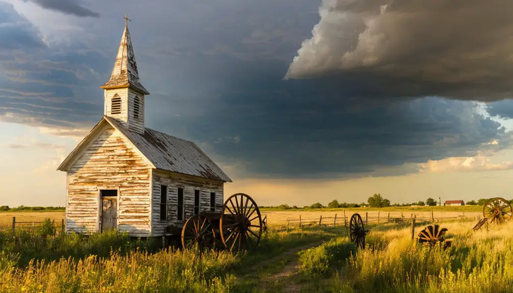 saratoga kansas abandoned settlement