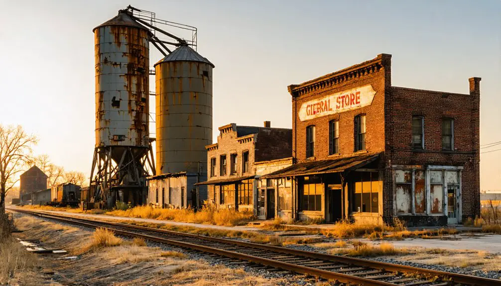 thriving commerce railroad bypassed