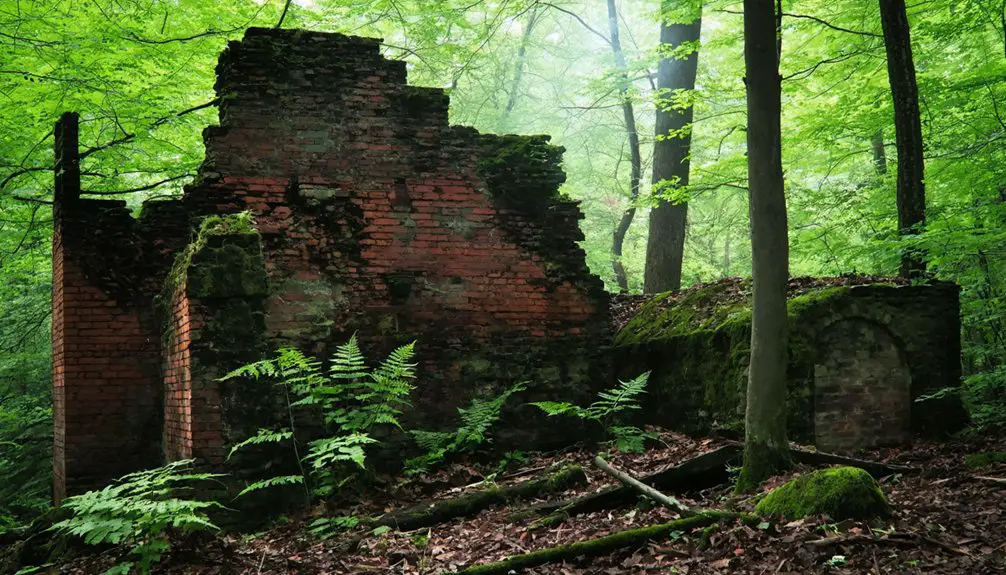 vinton furnace ruins exploration