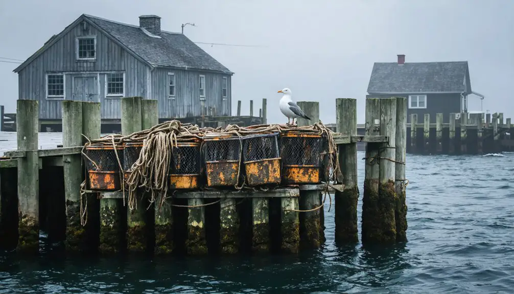 abandoned coastal village ruins