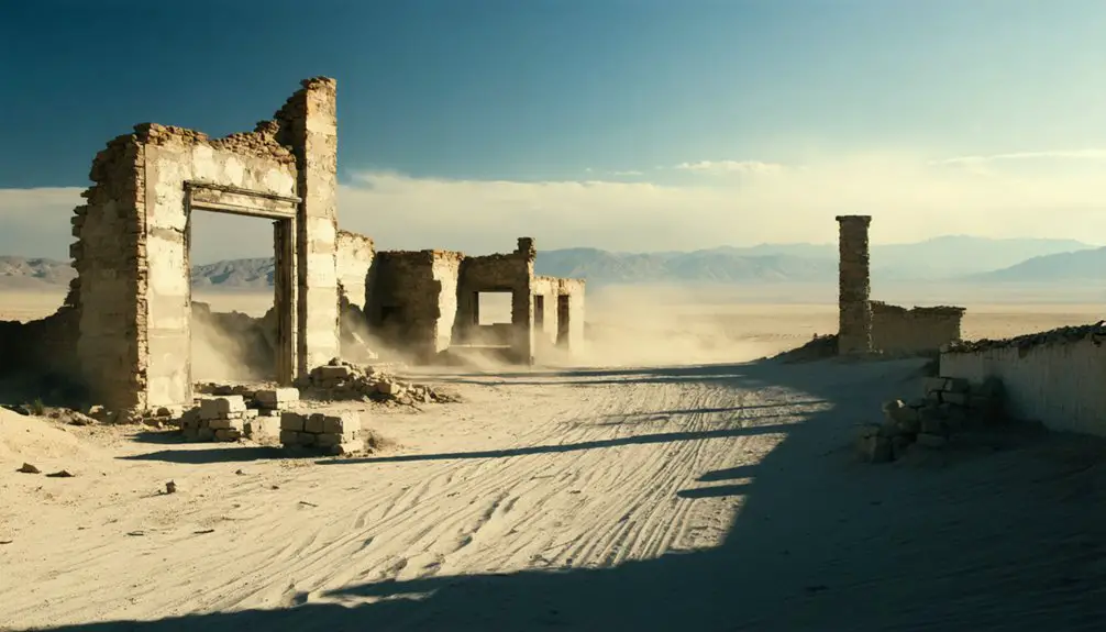 abandoned desert mining town