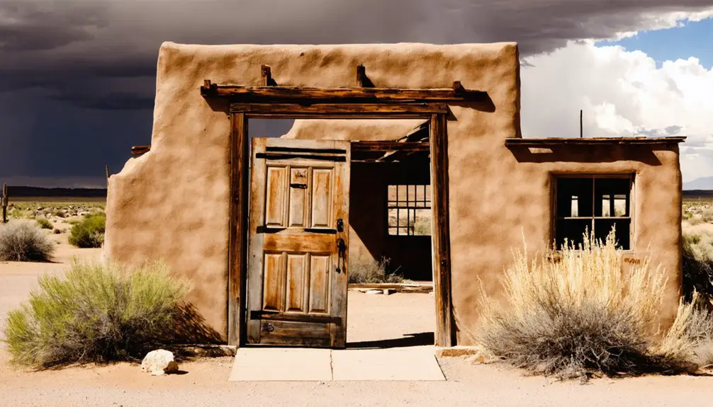 abandoned historic mining settlement