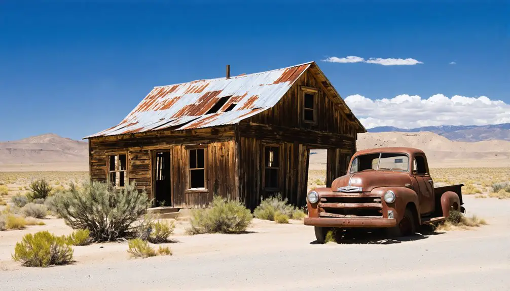 abandoned mining ghost town
