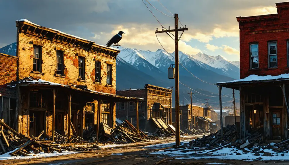 abandoned mining settlement history