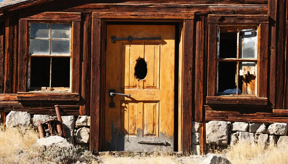 abandoned mining settlement ruins