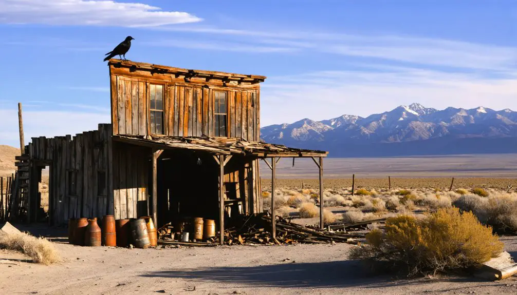 abandoned mining town remains