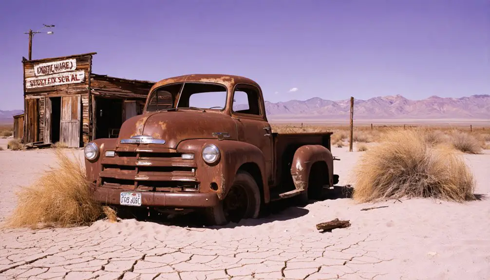 abandoned mining town remains