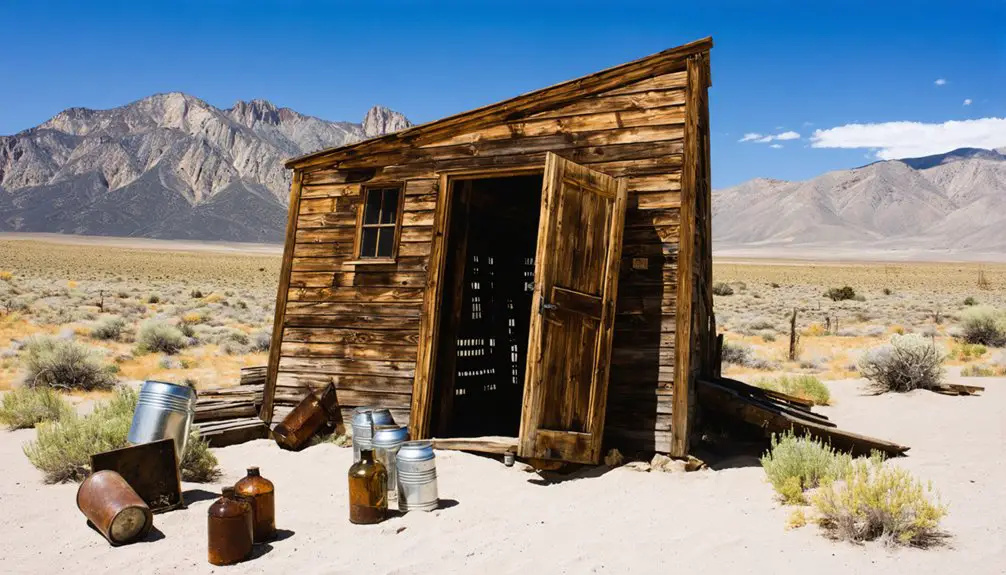abandoned mining town remnants