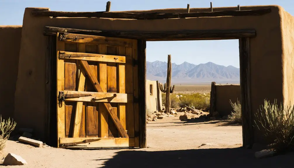 abandoned mining town ruins