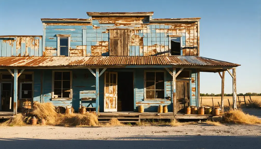 abandoned nevada mining town