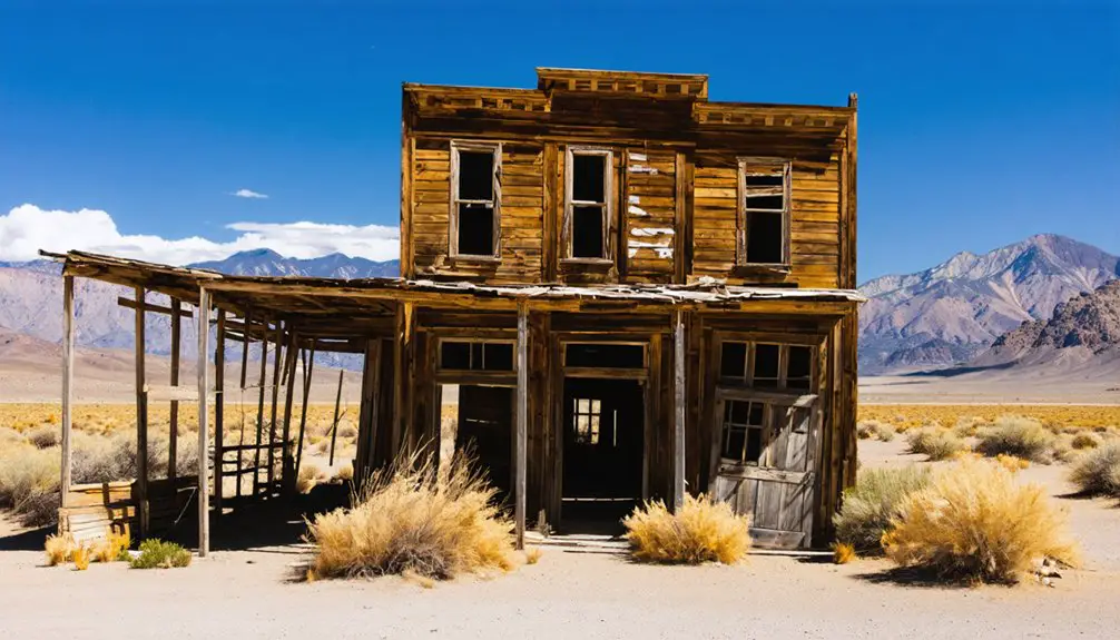 abandoned nevada mining town