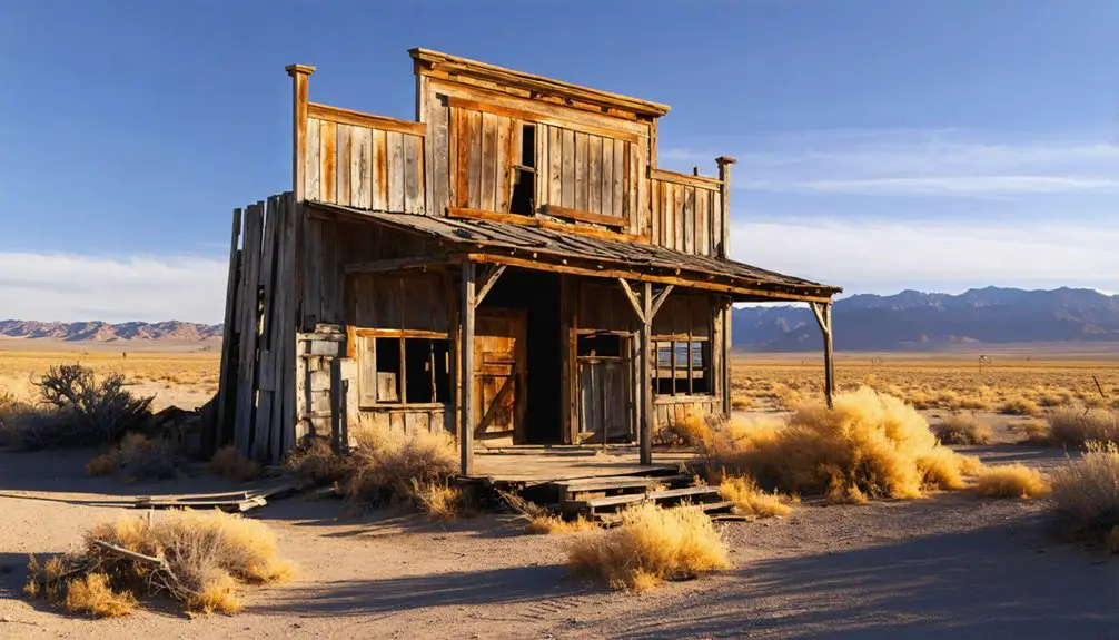 abandoned nevada mining town