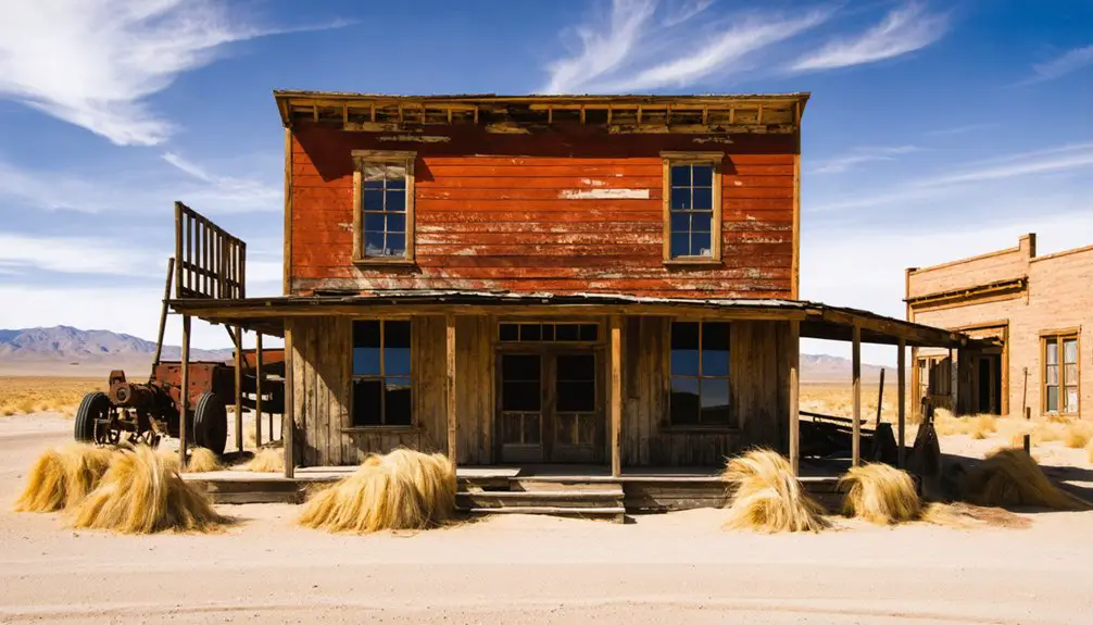 abandoned nevada mining town