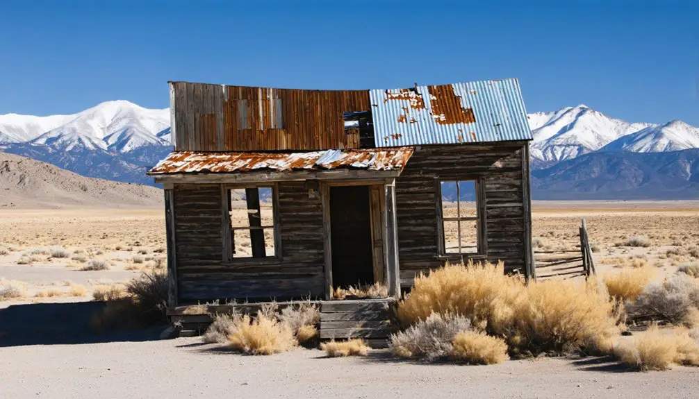 abandoned nevada mining village