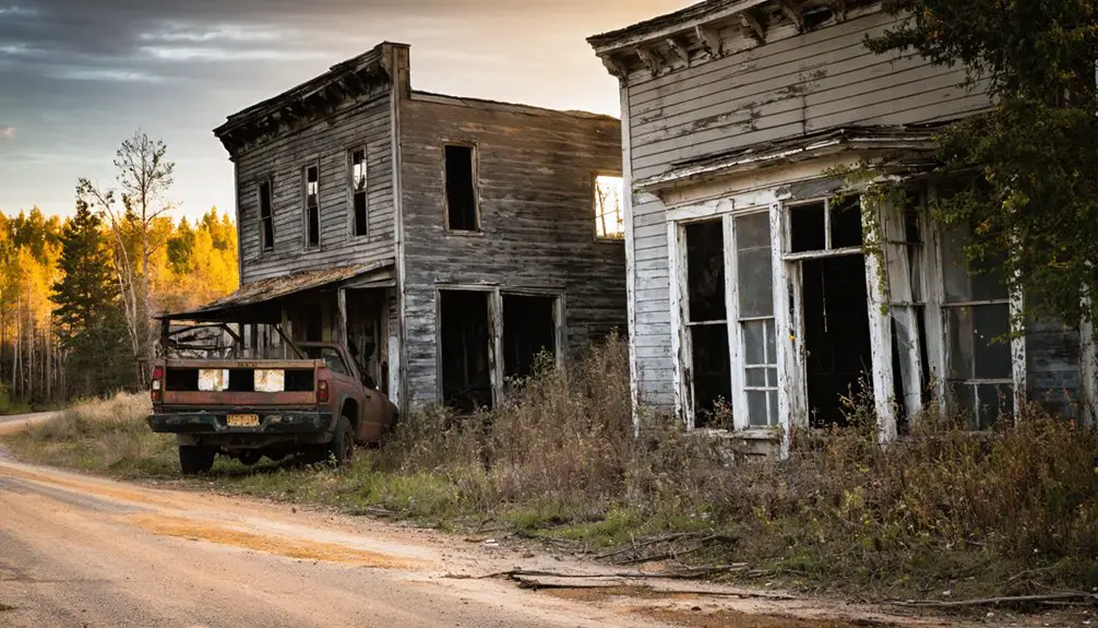 abandoned town in maine