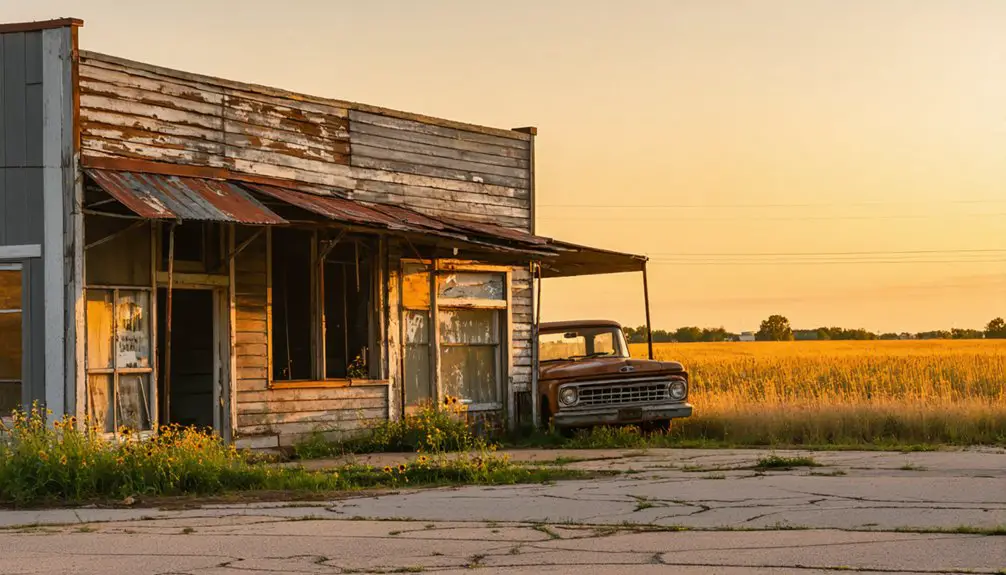 abandoned town of ghosts