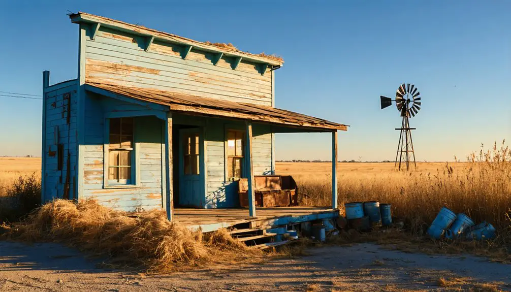 abandoned town with history