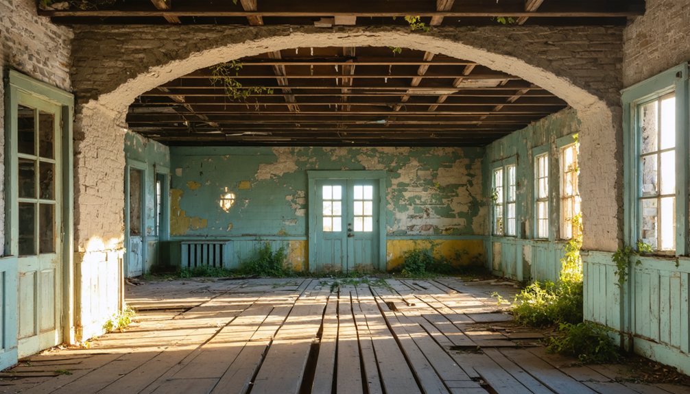 architectural remnants and foundations