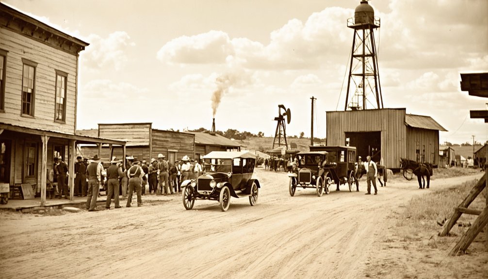booming oil town culture