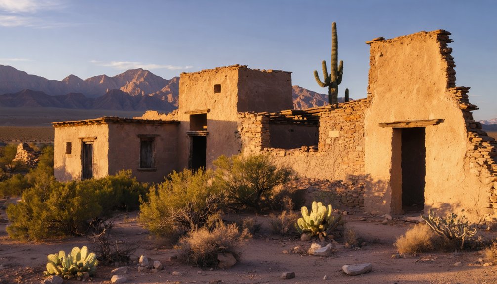 boomtown amidst rugged landscape