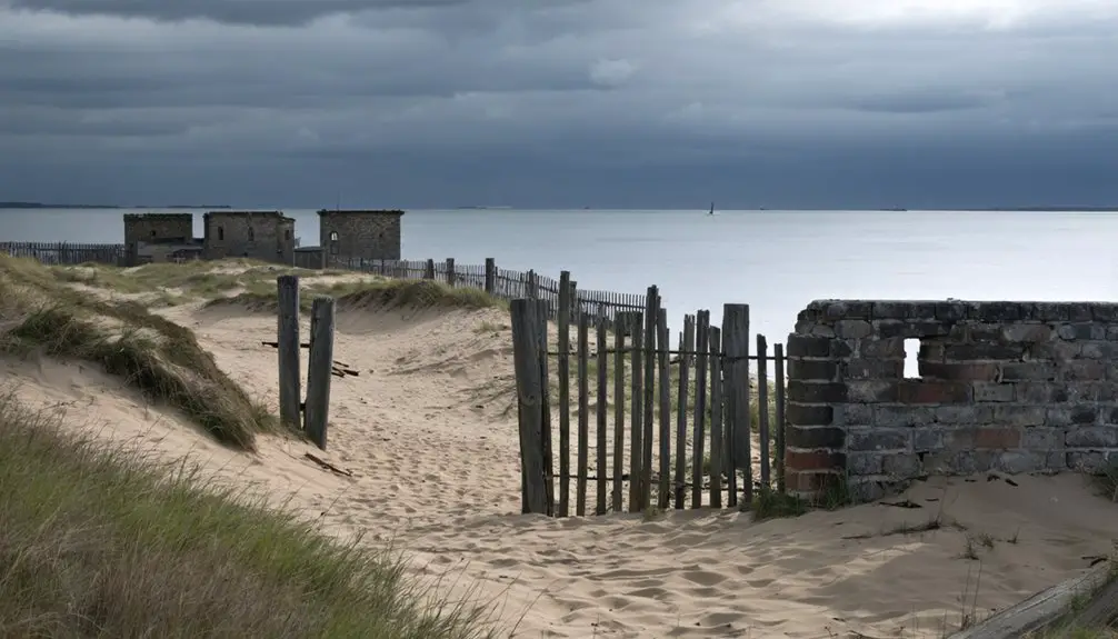 coastal fortifications for defense
