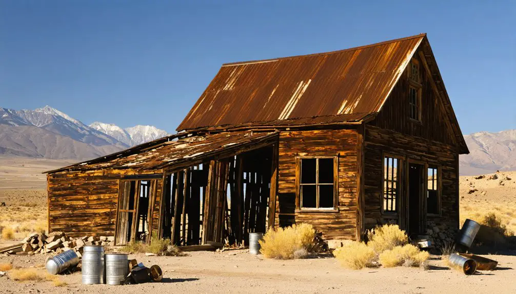declining mining settlement ghost town