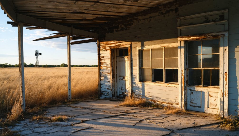 desolate texan ghost town