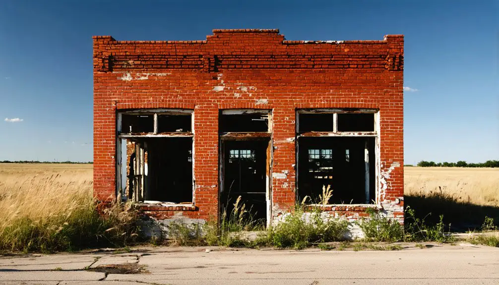 desolate texas ghost town