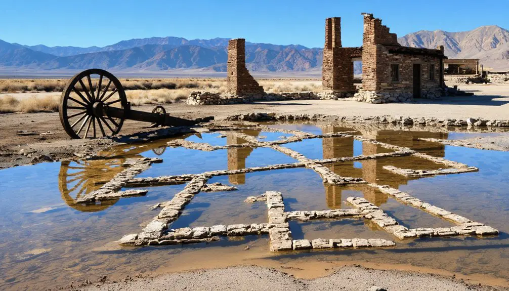 drought exposes submerged pioneer town