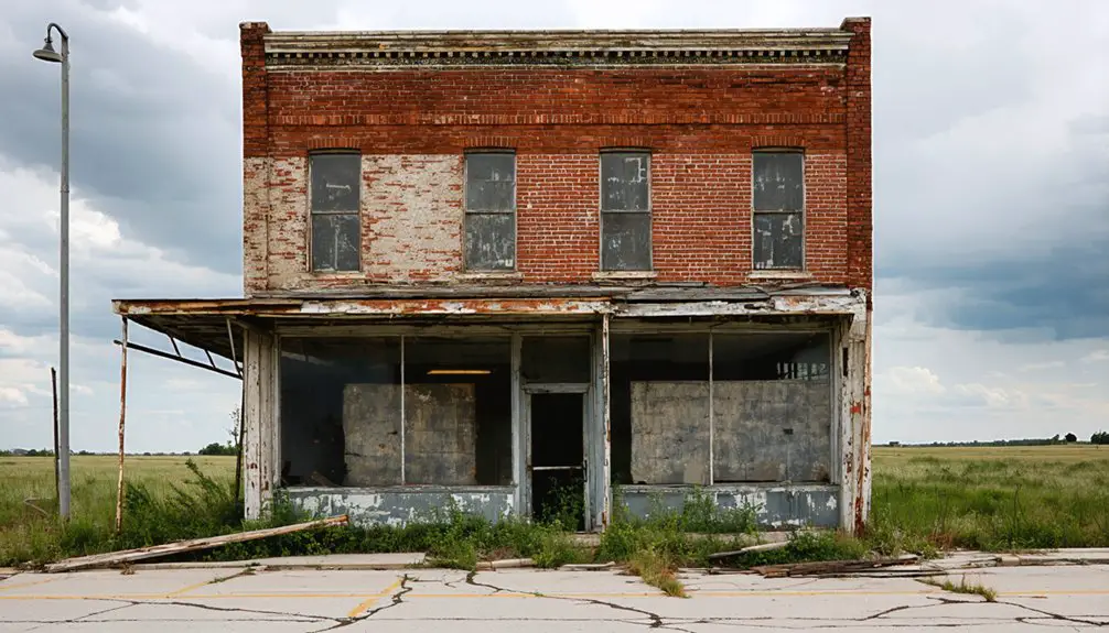 ghost town reclaimed by nature