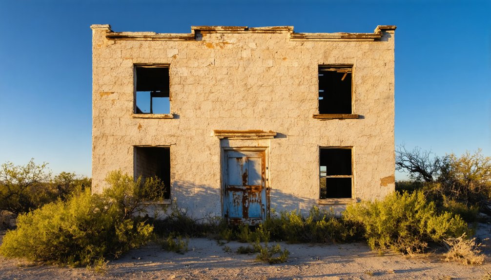 haunting mining town remnants