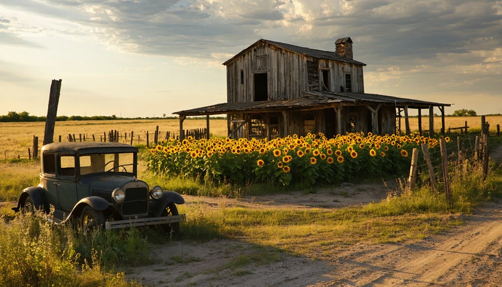 historic abandoned texas village