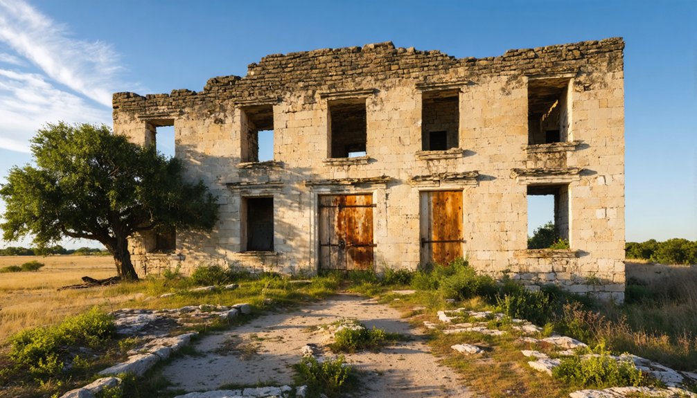 military post to ghost town