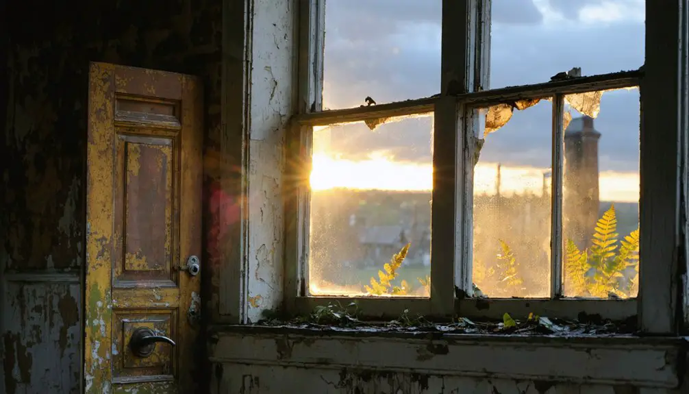 nature reclaims urban ruins