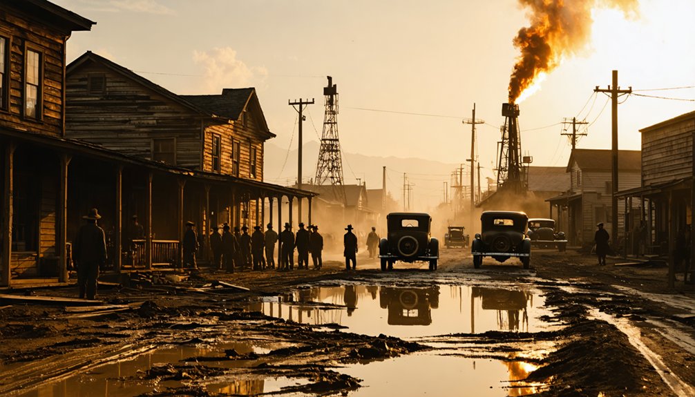oil boom transforms community